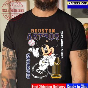 Mickey Mouse Houston Astros 2022 World Series Champions Vintage T-Shirt