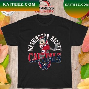Mickey Mouse Washington capitals toddler putting up numbers T-shirt