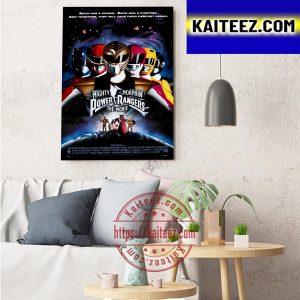 Mighty Morphin Power Rangers The Movie Art Decor Poster Canvas