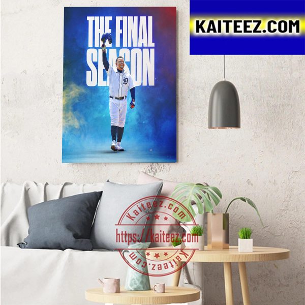 Miguel Cabrera 2023 The Final Season Art Decor Poster Canvas