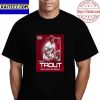 Mike Trout 9x Silver Slugger Award Winner Vintage T-Shirt