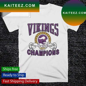 Minnesota Vikings 3 Time NFC Champions T-shirt