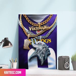 Minnesota Vikings Is Winner Iced Up Poster