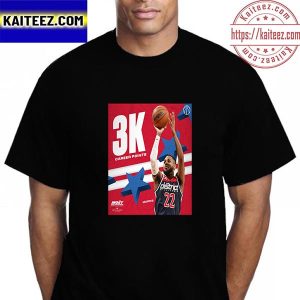 Monte Morris 3K Career Points With Washington Wizards NBA Vintage T-Shirt