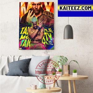 Mox Vs Taigastyle On All Elite Wrestling Art Decor Poster Canvas