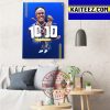 Kenneth Walker The 2022 Midseason Offensive Rookie Of The Year Art Decor Poster Canvas