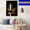 NASA Artemis Is In Flight To The Moon Art Decor Poster Canvas