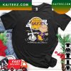 NBA Los Angeles Lakers Charlie Brown Snoopy Dancing T-Shirt