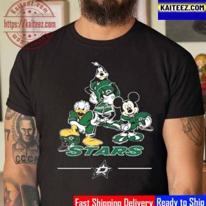 NHL Dallas Stars Mickey Donald Goofy Vintage T-Shirt