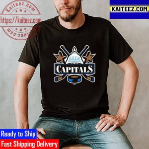 NHL Washington Capitals Team Secondary Logo Vintage T-Shirt