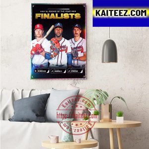 NL Rookie Of The Year Finalists Art Decor Poster Canvas