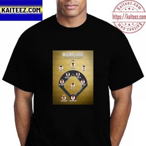 National League Gold Glove Winners 2022 Vintage T-Shirt