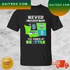 Never Back Down I Am A Houston Texans Fan Now And Forever 2022 T-Shirt