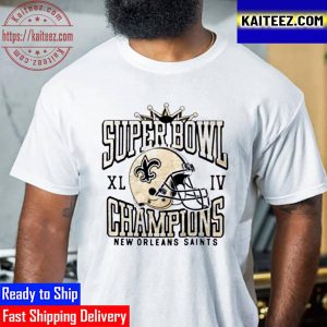 New Orleans Saints Super Bowl XLIV Champions Vintage T-Shirt