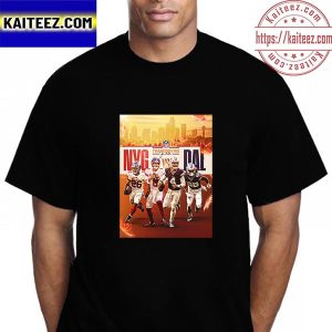 New York Giants Vs Dallas Cowboys NFL On Madden Thanksgiving Vintage T-Shirt