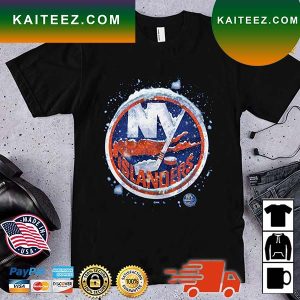 New York Islanders Snow Logo 2022 T-Shirt