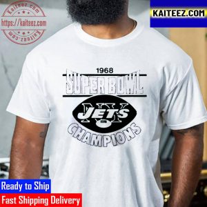 New York Jets Super Bowl III Champions Vintage T-Shirt