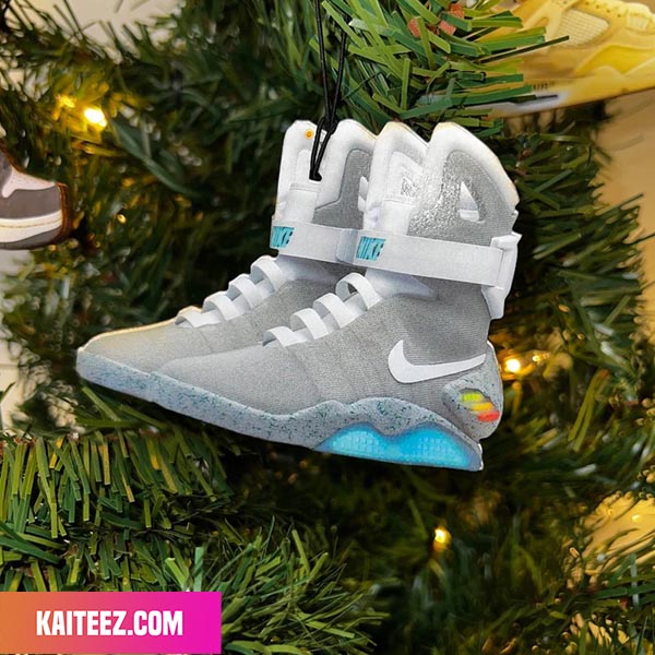 Injusticia Consciente de petróleo crudo Nike Back To The Future Air Mag Sneaker Christmas Sneaker Ornament - Kaiteez