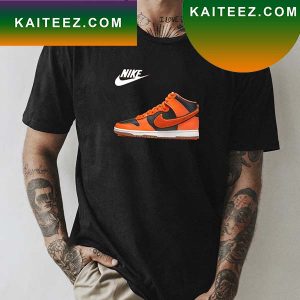 Nike Dunk High Orange Cheniile Swoosh Fan Gifts T-Shirt