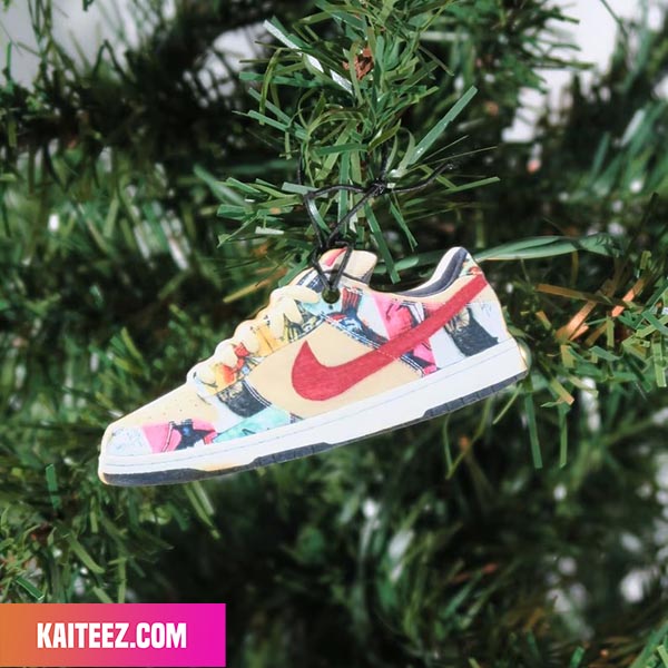Louis Vuitton x Nike Dunk Low Boro Custom Sneaker Ornament - Kaiteez