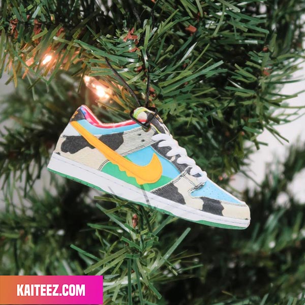 Louis Vuitton x Nike Dunk Low Boro Custom Sneaker Ornament - Kaiteez