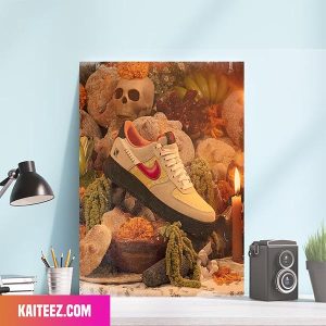 Nike US Air Force 1 07 Somos Familia Dia De Muertos Poster