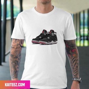 Nike US Air Jordan 4 Golf Bred Fan Gifts T-Shirt