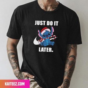 Nike x Stitch Just Do It Later Fan Gifts T-Shirt