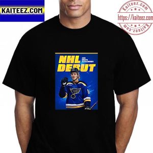 Nikita Alexandrov NHL Debut With St Louis Blues Vintage T-Shirt