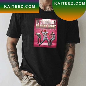 Nolan Arenado 10 Straight MLB Gold Glove Award Fan Gifts T-Shirt
