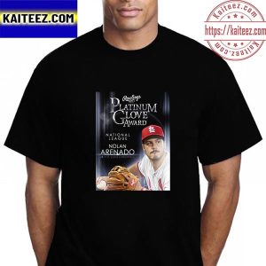 Nolan Arenado St Louis Cardinals Rawlings Sports 2022 NL Platinum Glove Award Vintage T-Shirt