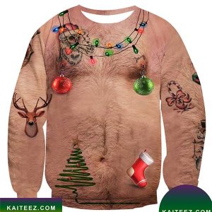 Novelty 3D Graphic Funny Ugly Sweater