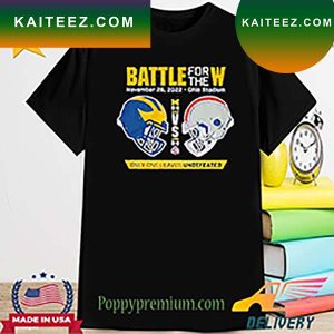 Official Battle For The W November 26 2022 Ohio Stadium New T-Shirt