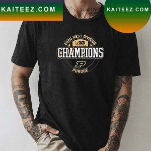 Official Purdue West Division Football 2022 Champions T-Shirt