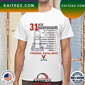 Official Virginia Cavaliers 31 NCAA Championships T-Shirt