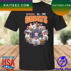 Official houston astros all time greats signatures 2022 T-shirt