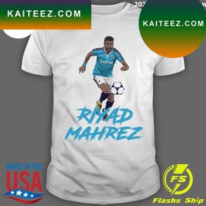 Official Riyad Mahrez Football Player Art T-shirt