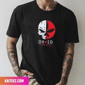 Ohio Skull For Life Fan Gifts T-Shirt