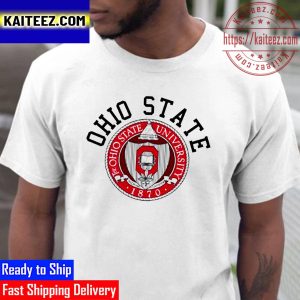 Ohio State University 1870 Logo Ohio State 2022 Vintage T-Shirt