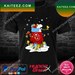 Oklahoma Sooners Santa Snoopy Wish You A Merry Christmas 2022 T-shirt