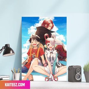One Piece Film Red Shanks x Uta x Luffy Movie Poster