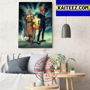 One Punch Man 3 Art Decor Poster Canvas