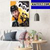 Patrice Bergeron 1000 Career Points With Boston Bruins NHL Art Decor Poster Canvas