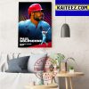 Paul Goldschmidt 2022 National League MVP Art Decor Poster Canvas