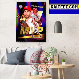 Paul Goldschmidt Is The 2022 NL Most Valuable Player Art Decor Poster Canvas
