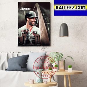 Paul Goldschmidt Win NL MVP With St Louis Cardinals MLB Art Decor Poster Canvas