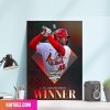 Paul Goldschmidts Dominant Season Earns Him 2022 NL Hank Aaron Award Honors Poster