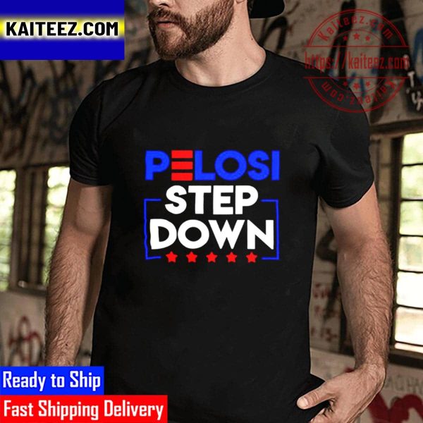 Pelosi Step Down Democrat House 2022 2023 Vintage T-Shirt