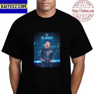 Pep Guardiola The Journey Continues With Manchester City Vintage T-Shirt