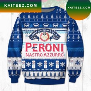 Peroni nastro azzurro Italia Beer Ugly Sweater